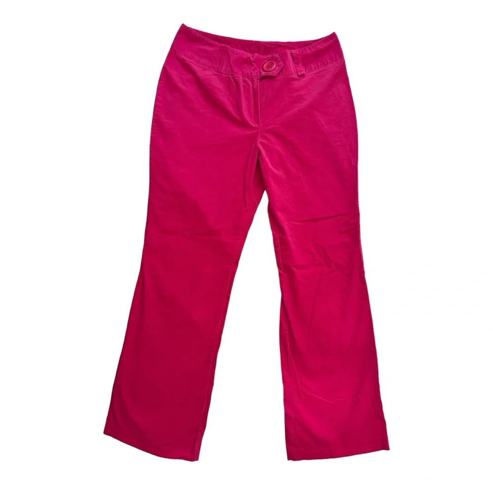 Pink Cord Flare Jeans Corduroy Vintage Medium